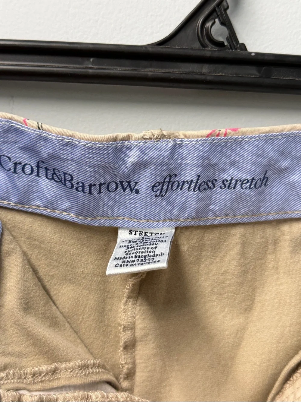 croft & barrow Beige Skort with Pink Flamingo Print - Picture 4 of 11